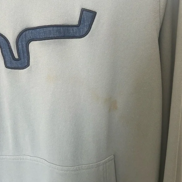 Kimes Ranch Light Blue Hoodie with Navy Logo!! - Picture 5 of 6